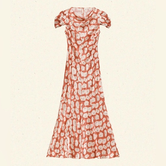 DOEN ALNA DRESS IN ROUGE FLEURS D'ANEMONE, new without tags, never worn. - Picture 7 of 16